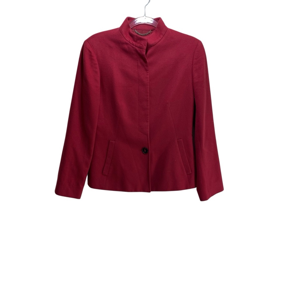 Agnona Made In Italy Wool Blazer Womens‎ 12 EU44 Wool Minimalist Career Office